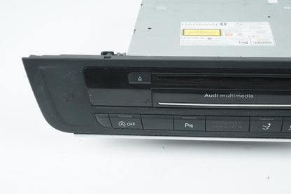 2012 AUDI A7 HEAD UNIT CD PLAYER RADIO MMI MODULE W/ CONTROL PANEL OEM