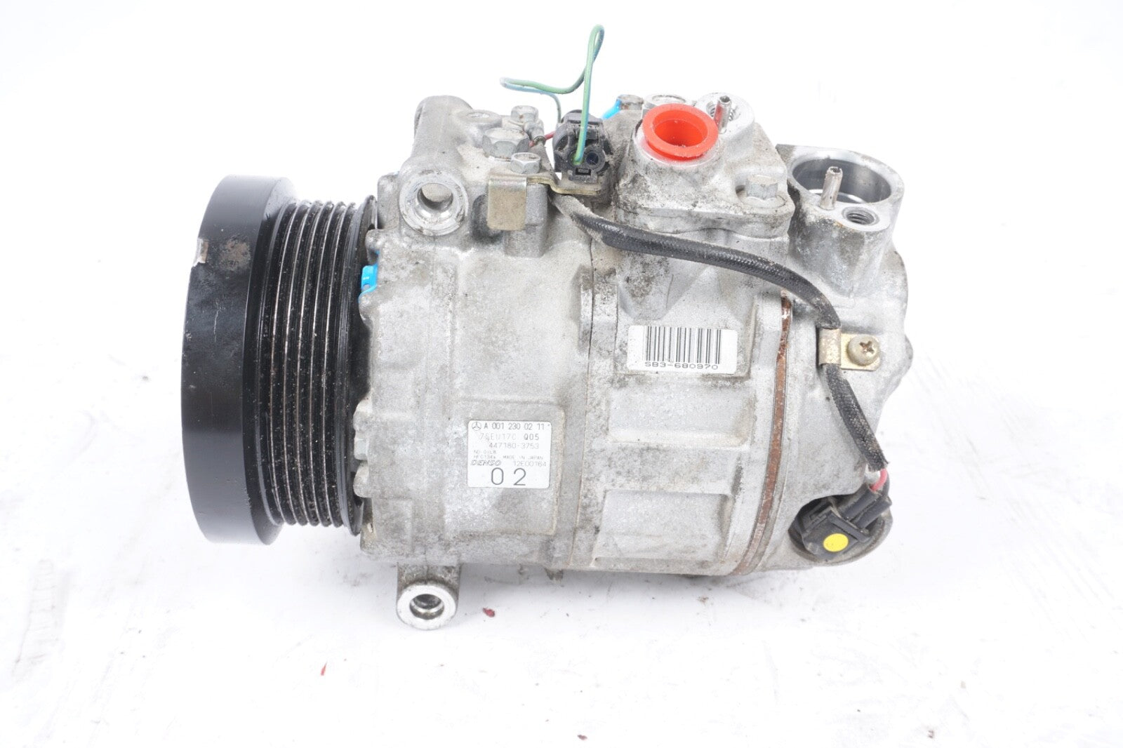 03-06 Mercedes R230 SL500 SL55 A/C Air Conditioning Compressor 0012300211 OEM