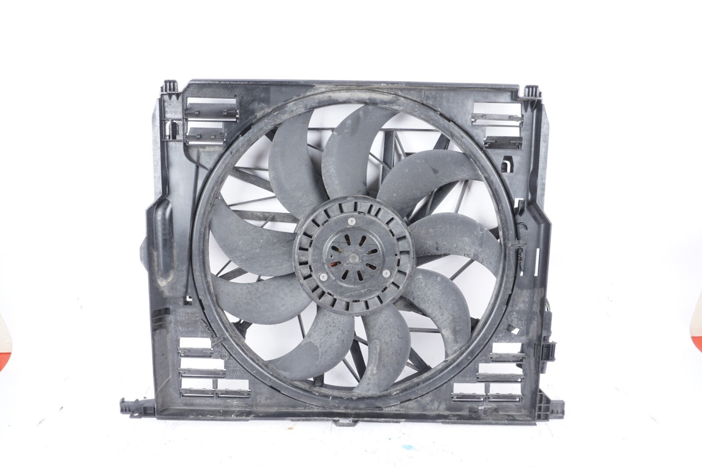 11-16 BMW 550i 650 F10 F12 Cooling Fan Assembly V8 TESTED 8509743 OEM