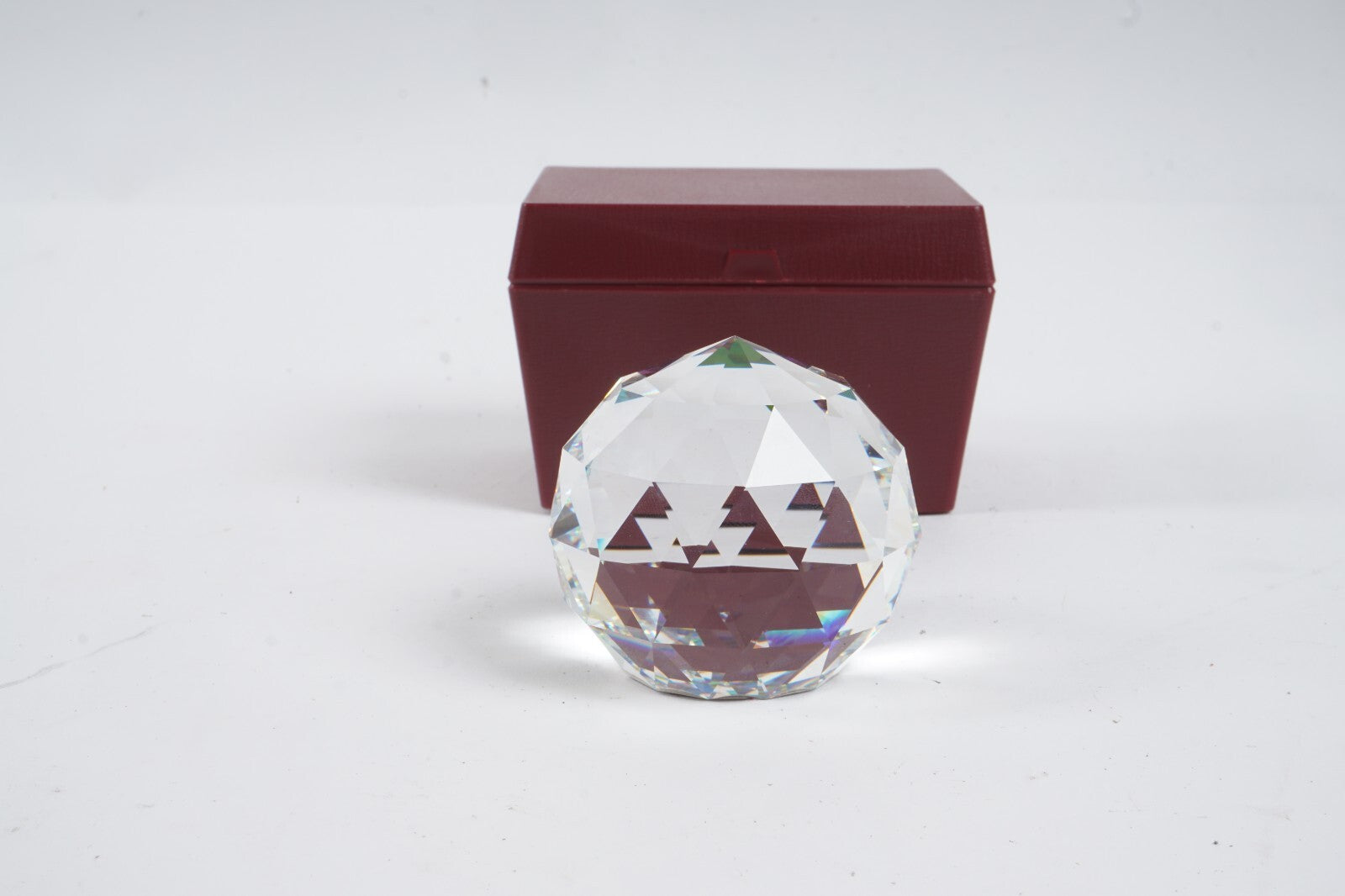 Swarovski Crystal Vitrail Medium Round Paperweight Rainbow