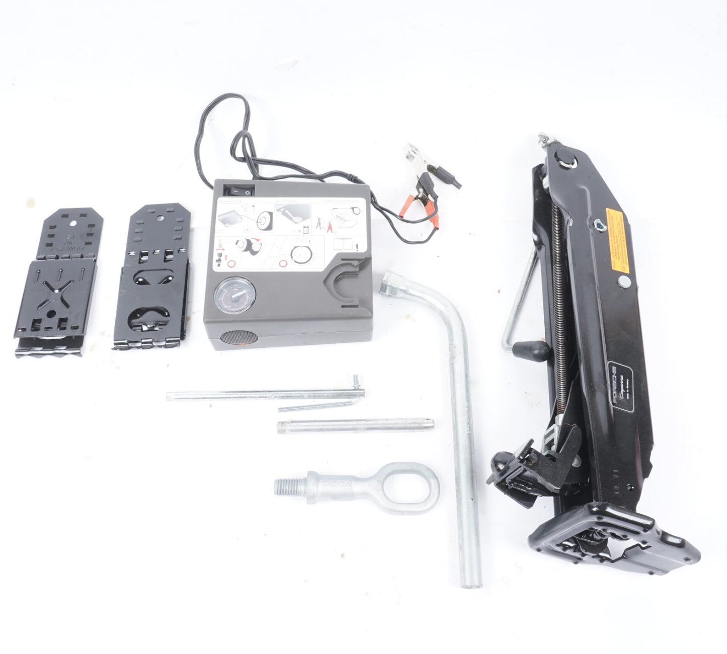 2011-2018 Porsche Cayenne Emergency Spare Tire Tools Jack Compressor Wrench OEM