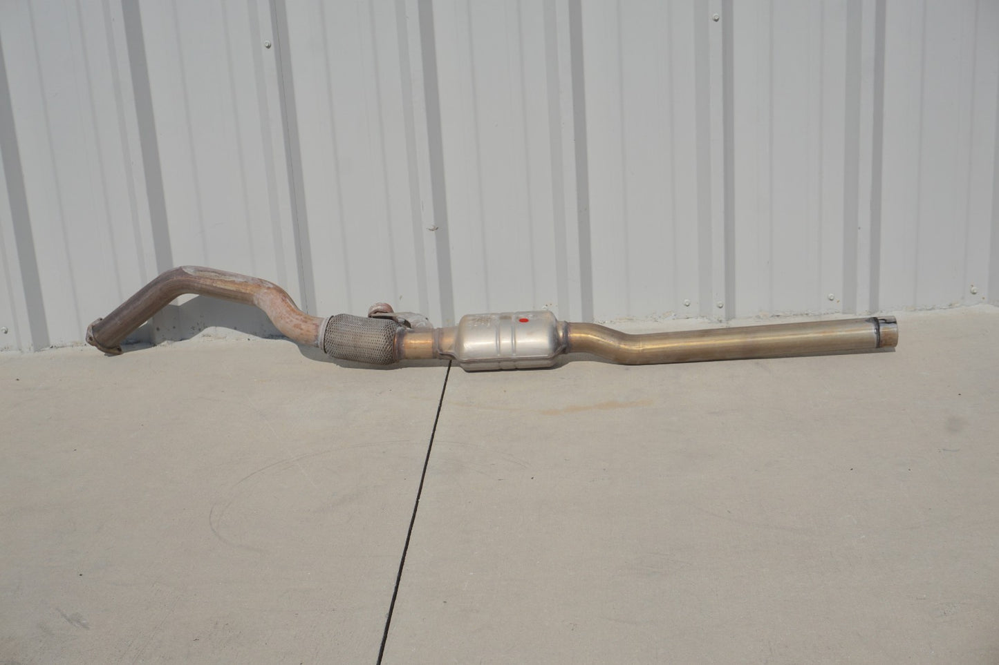 2011 2012 Audi A8 4.2l Exhaust Downpipe Flex Pipe Left Driver Side OEM
