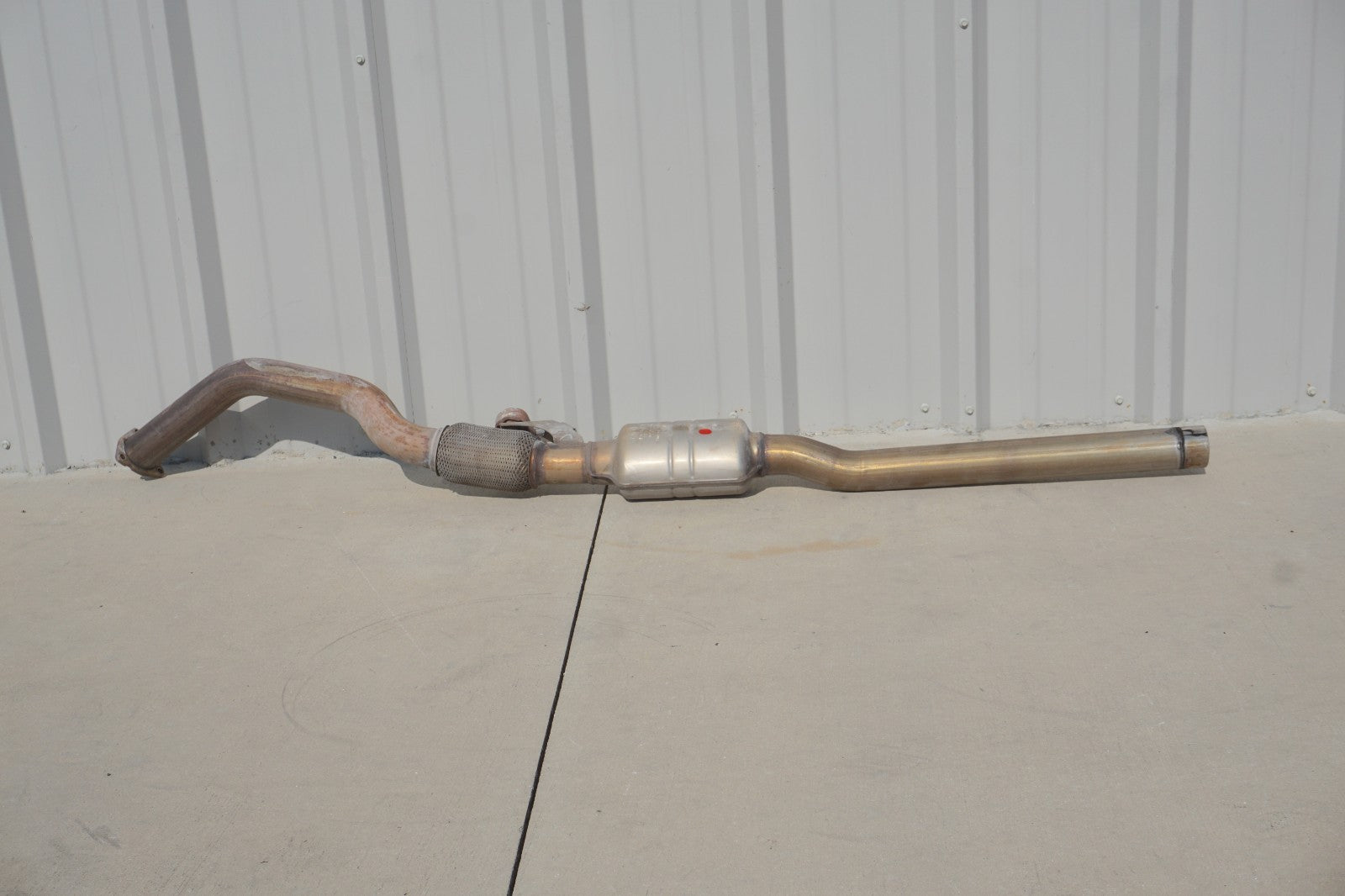 2011 2012 Audi A8 4.2l Exhaust Downpipe Flex Pipe Left Driver Side OEM