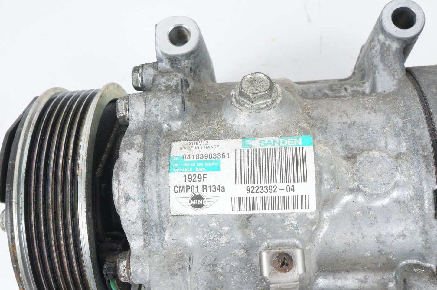 207 - 2012 MINI COOPER COUNTRYMAN AC AIR CONDITIONING COMPRESSOR 9223392 24k mil
