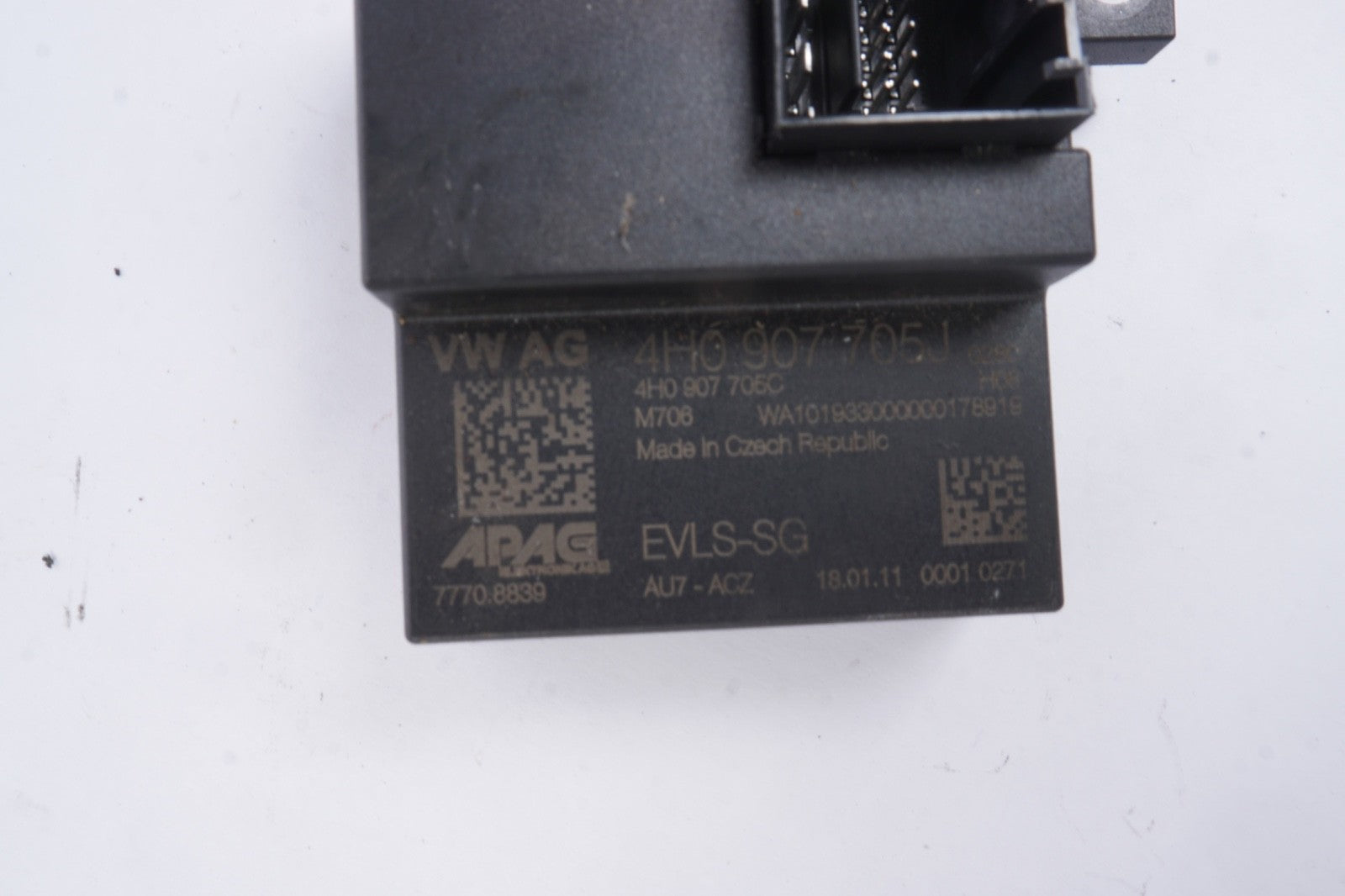 2011-2018 AUDI A6 A7 A8 S6 S7 S8 STEERING COLUMN CONTROL MODULE 4H0907705K OEM