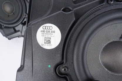 11-18 Audi A8 Front And Rear Right Door Lower Bass Loudspeaker Set of 2