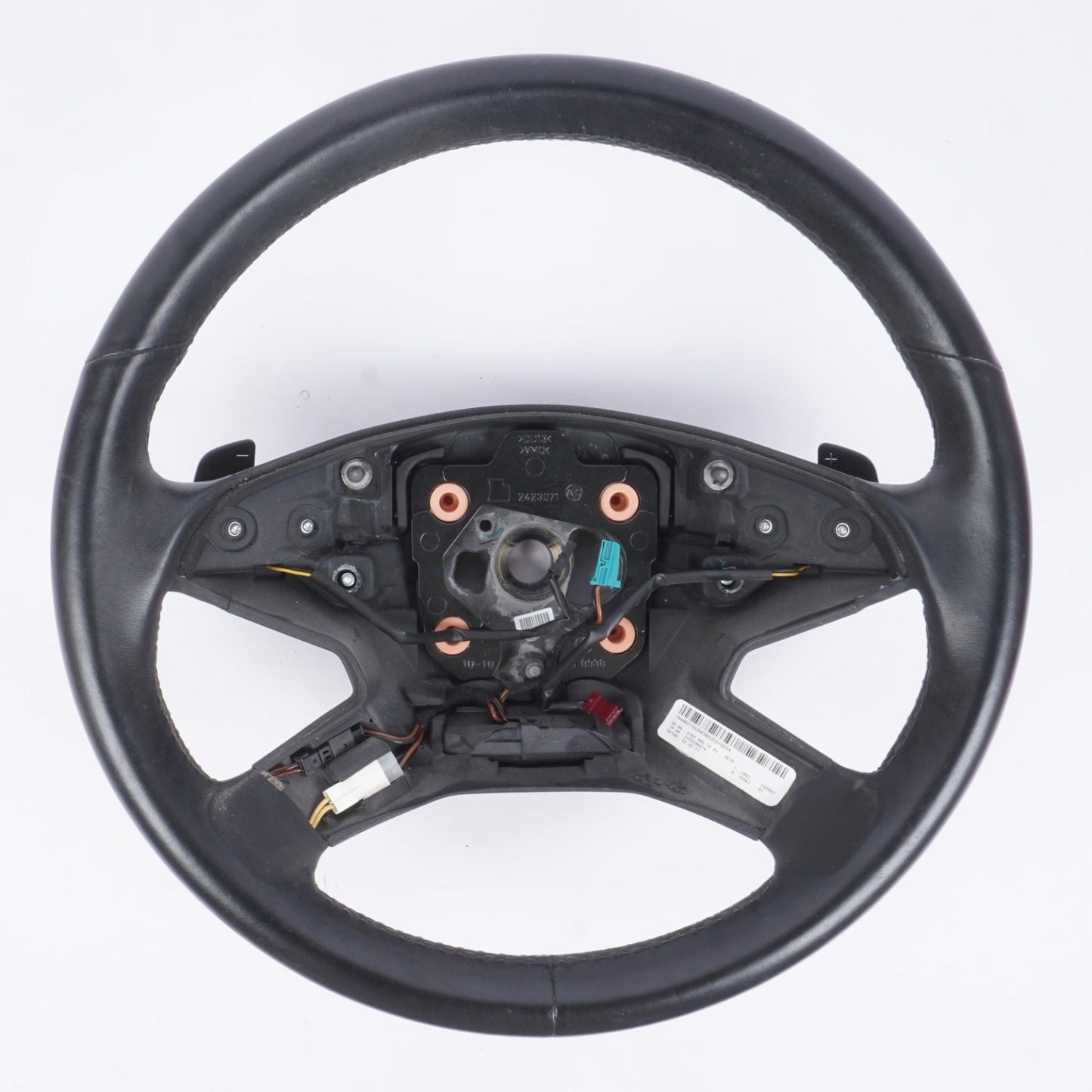 2009-11 Mercedes W164 ML350 GL450 Leather Steering Wheel w/ Paddle Shifters