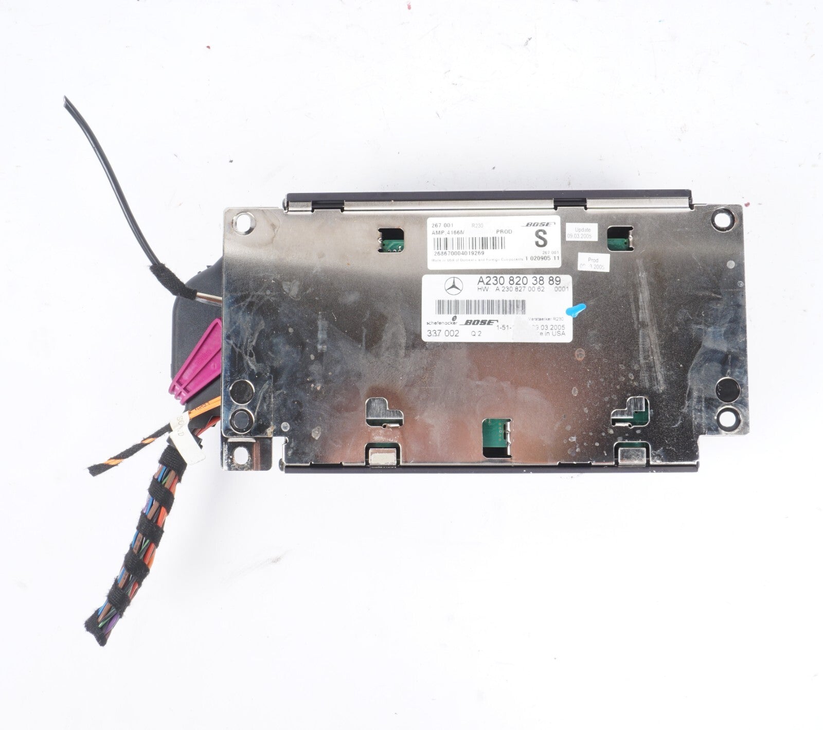 05-08 Mercedes R230 SL500 SL55 AMG Amplifier Audio Amp Bose 2308203889 OEM