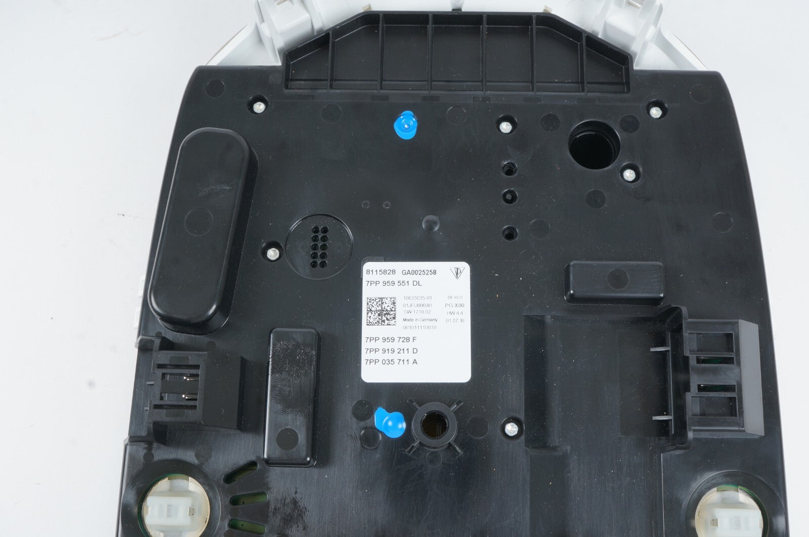 2010-2016 PORSCHE PANAMERA FRONT OVERHEAD CONSOLE READING DOME LIGHT PANEL  OEM