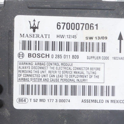 2014 - 2019 MASERATI GHIBLI CONTROL MODULE OEM