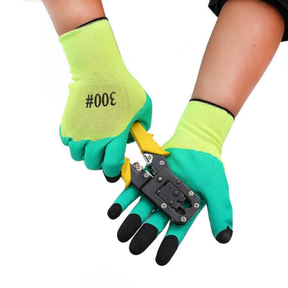 12-Pair M Medium Size Unisex Gardening Gloves Outdoor Protective Work Mechanic