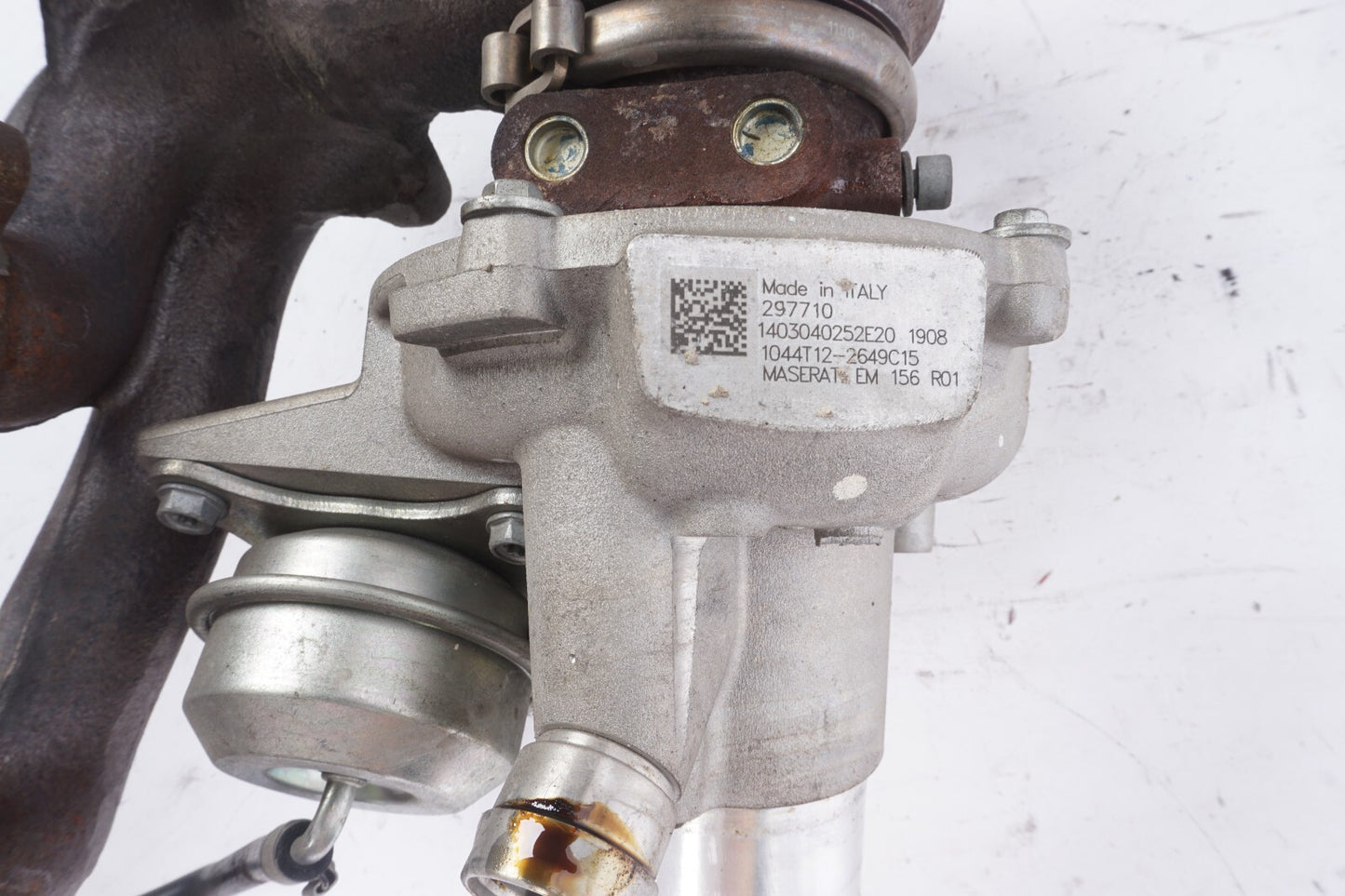 2014-2019 Maserati Ghibli Turbocharger Turbo Right Passenger Side OEM