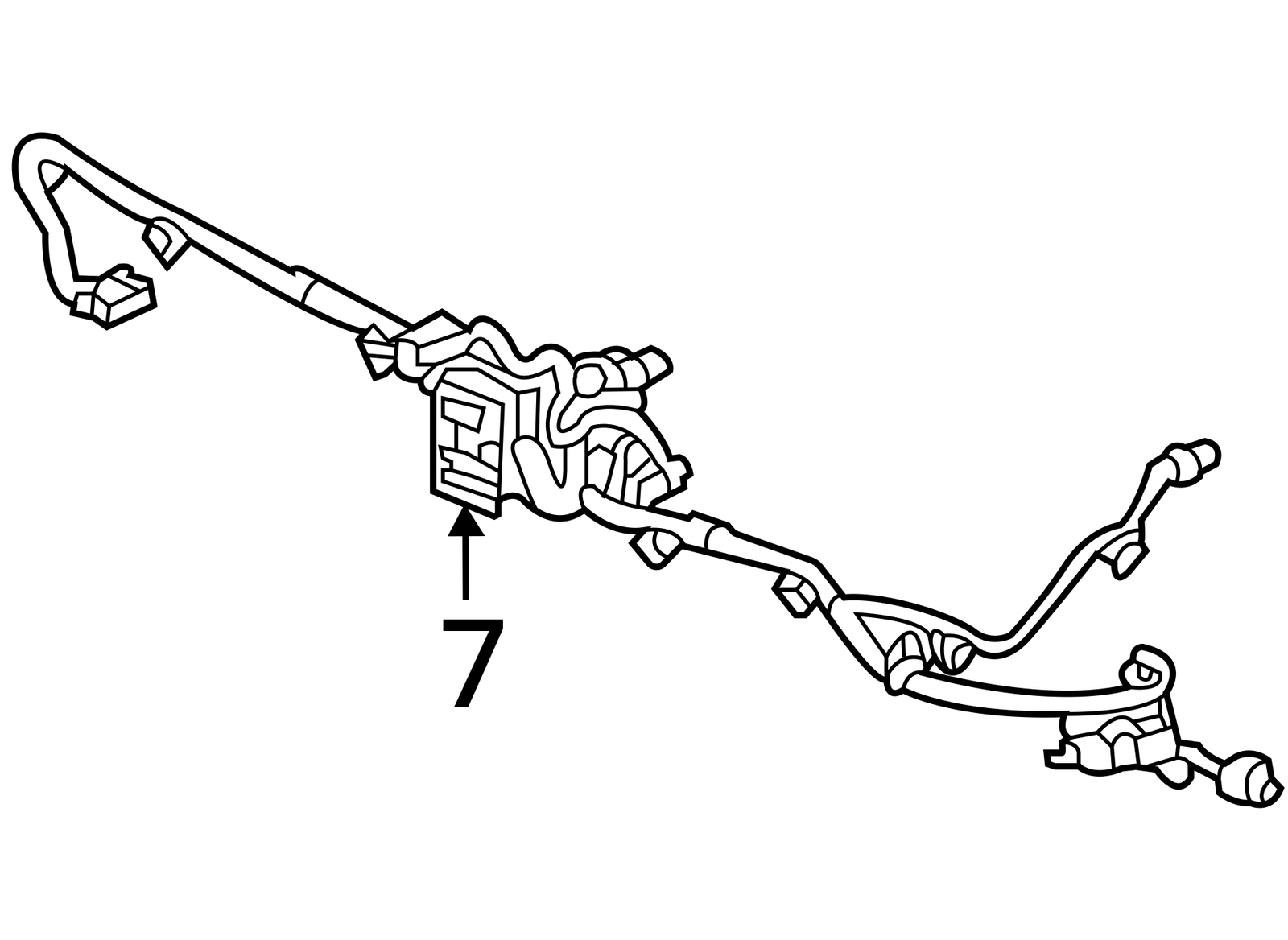 2020-2021 CADILLAC CT4 CENTER CONSOLE WIRE WIRING HARNESS 84755663 OEM
