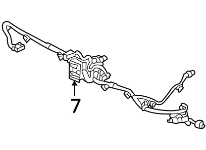 2020-2021 CADILLAC CT4 CENTER CONSOLE WIRE WIRING HARNESS 84755663 OEM