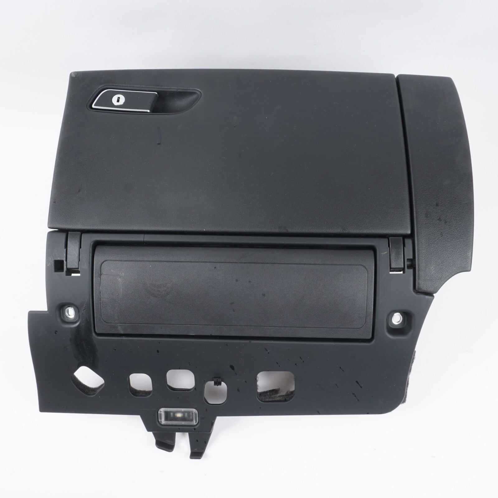 11-17 AUDI A8 A8L DASH DASHBOARD GLOVE BOX STORAGE COMPARTMENT   OEM