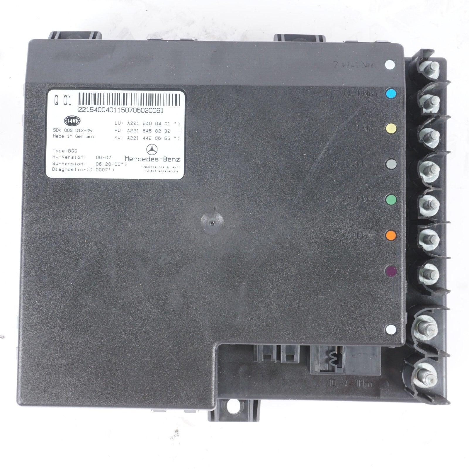 07-13 Mercedes W221 S550 S600 Electric Power Supply Control Fuse Box Module  OEM