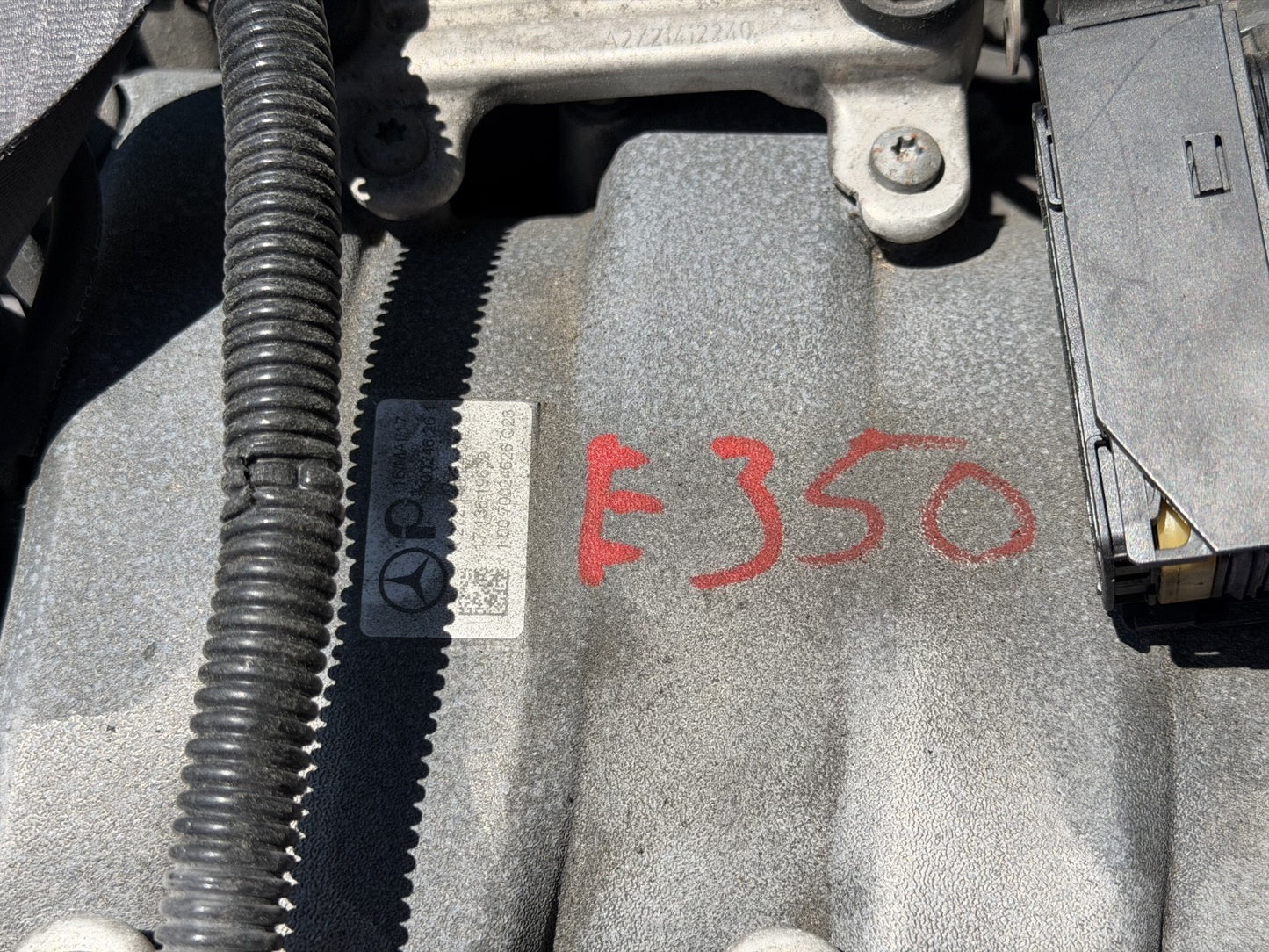 2011-2012 Mercedes W212 E350 3.5L AWD Engine Motor OEM TESTED 157,775 mi