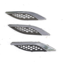 2014 - 2020 Maserati Ghibli Left Fender Chrome Vent Trim Molding Set Of 3 OEM