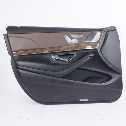 2014 - 2017 MERCEDES S550 W222 FRONT LEFT DOOR TRIM COVER PANEL OEM