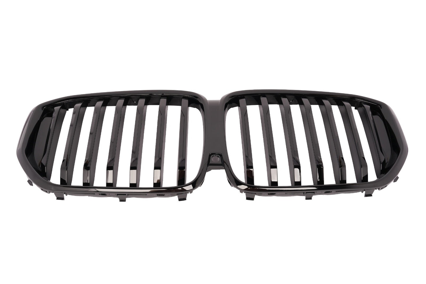 For 2025 BMW G05 X5 LCI Gloss Black Single Line Front Bumper Kidney Grille