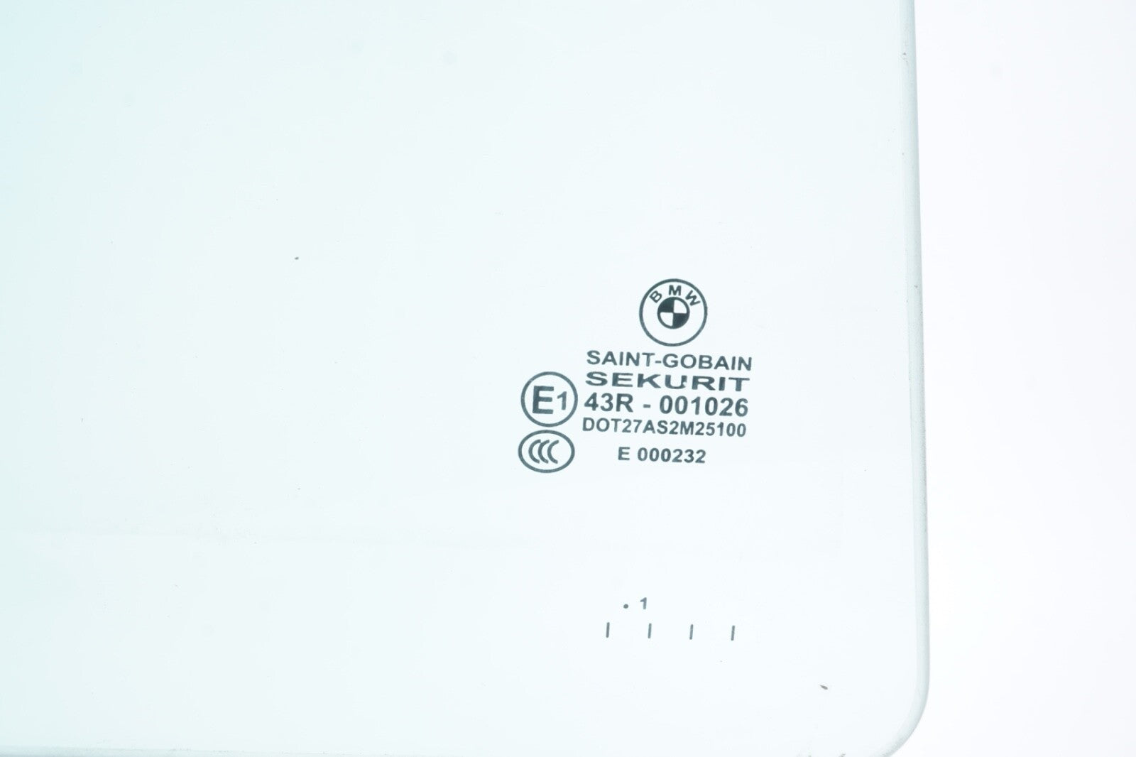 09-15 BMW F02 740Li 750Li SUNSHADE DOOR WINDOW GLASS RIGHT REAR OEM - LONG ONLY