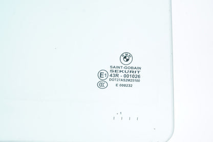 09-15 BMW F02 740Li 750Li SUNSHADE DOOR WINDOW GLASS RIGHT REAR OEM - LONG ONLY