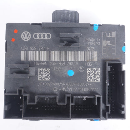 12-18 Audi A7 Front Right Passenger Side Door Control Module 4G8959792E Oem