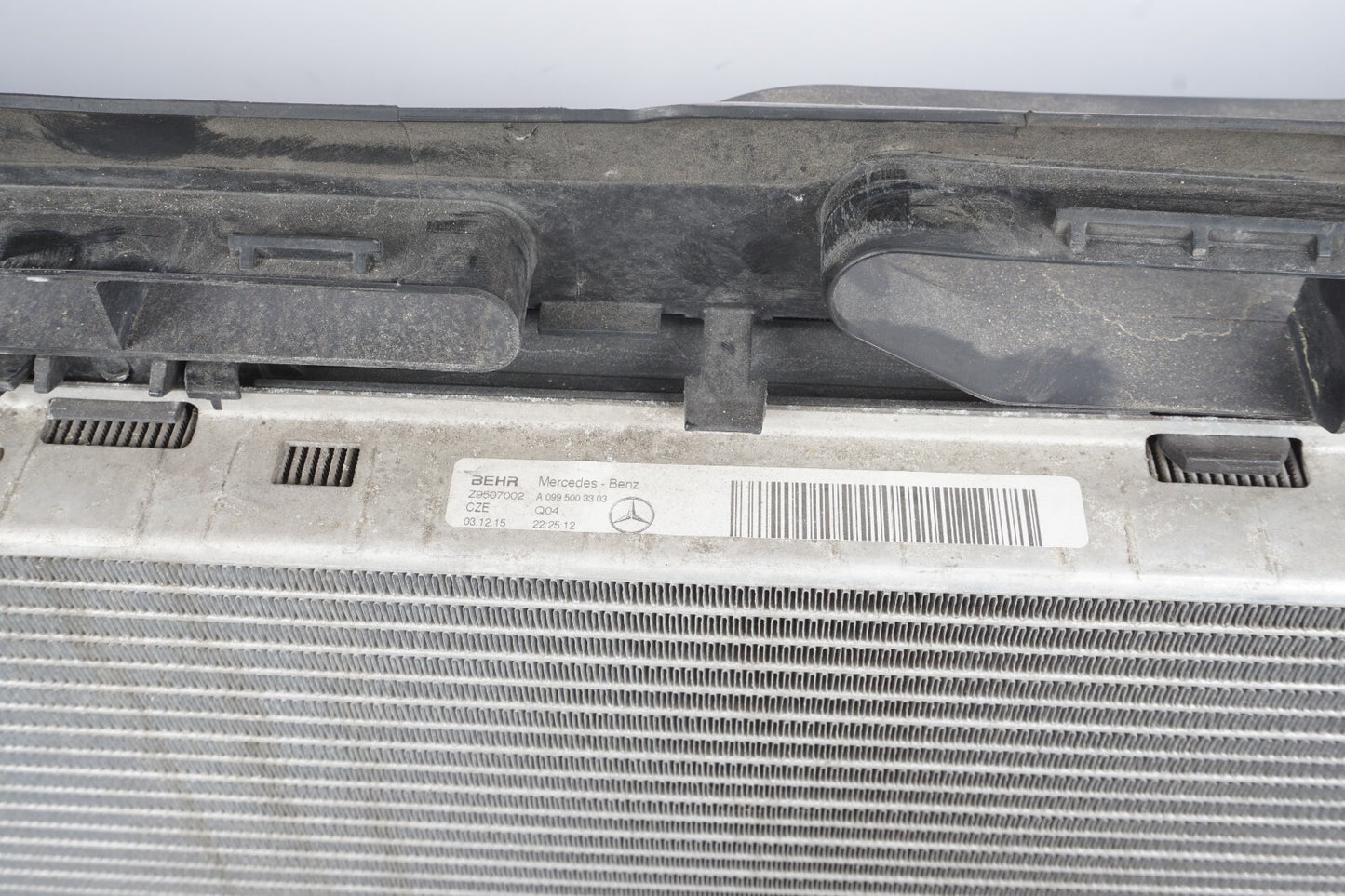14-17 Mercedes S550e W222 3.0L Cooling Radiator & Condenser OEM