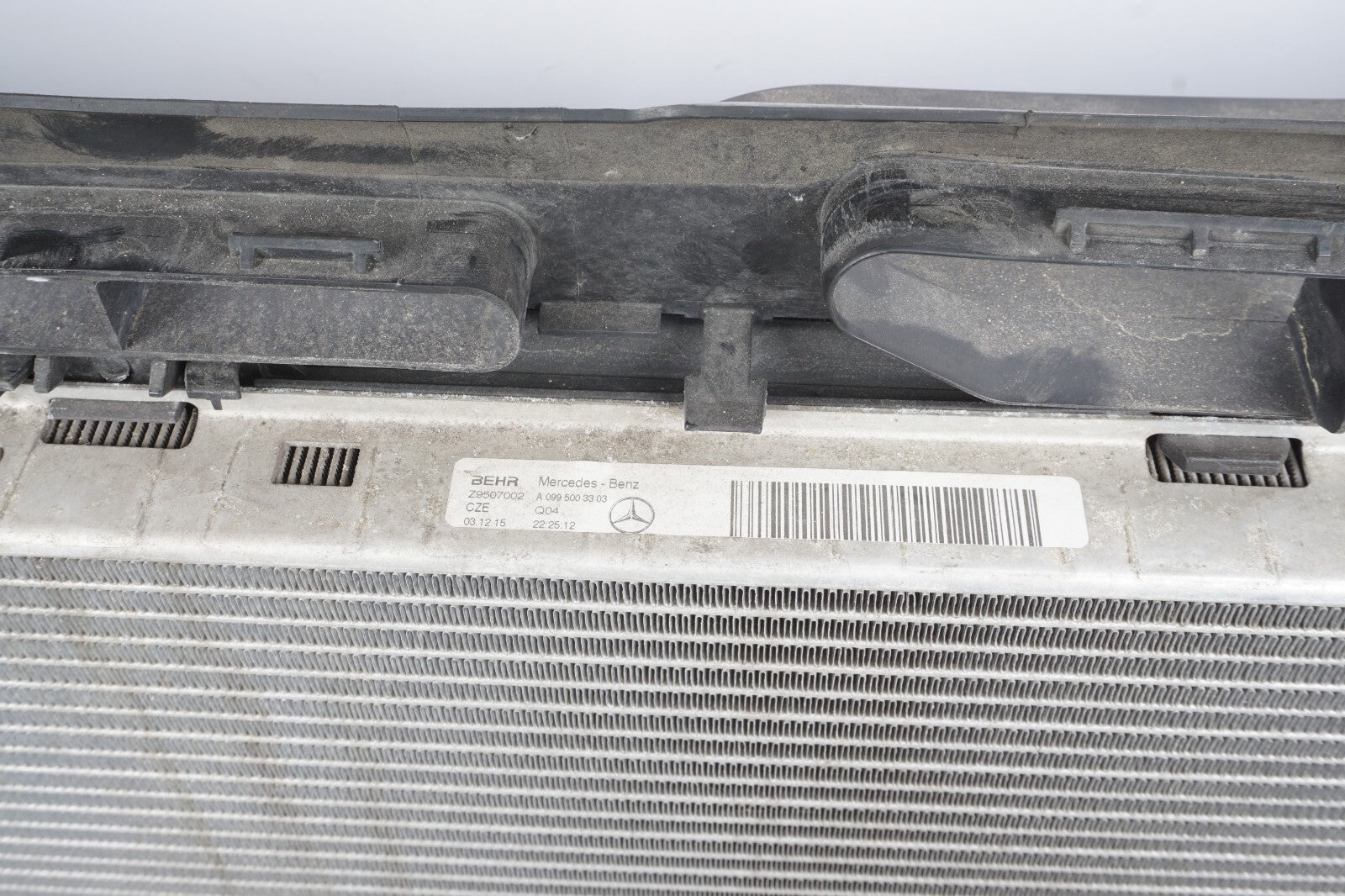 14-17 Mercedes S550e W222 3.0L Cooling Radiator & Condenser OEM