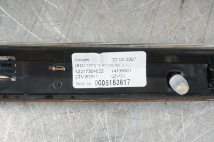 07-09 OEM Mercedes W221 S550 Rear Right Left Door Panel Trim Bezel Cover Wood