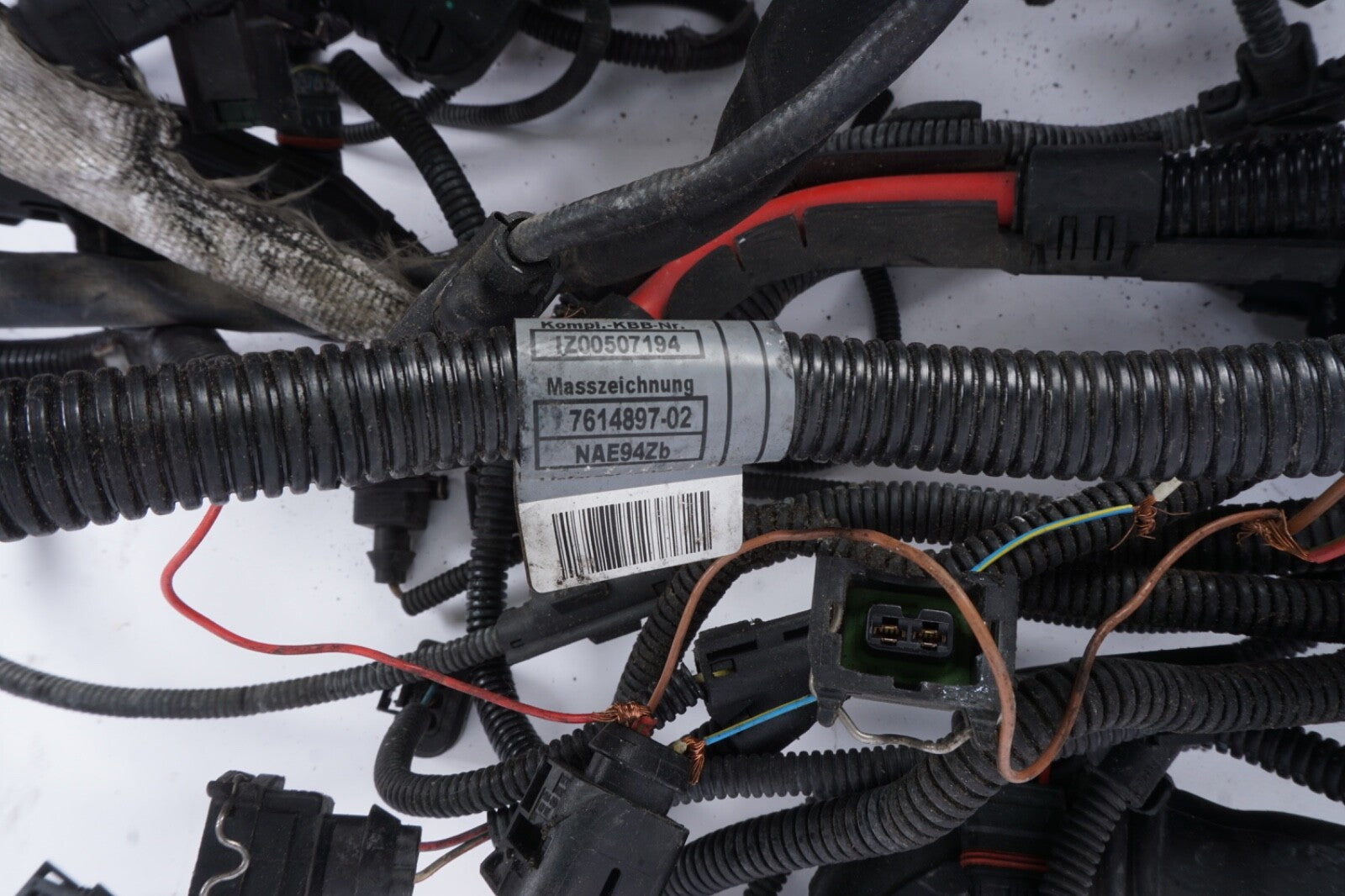 2012 BMW F01 F02 750LIX Ignition Coil Engine Wiring Harness 734014102 OEM
