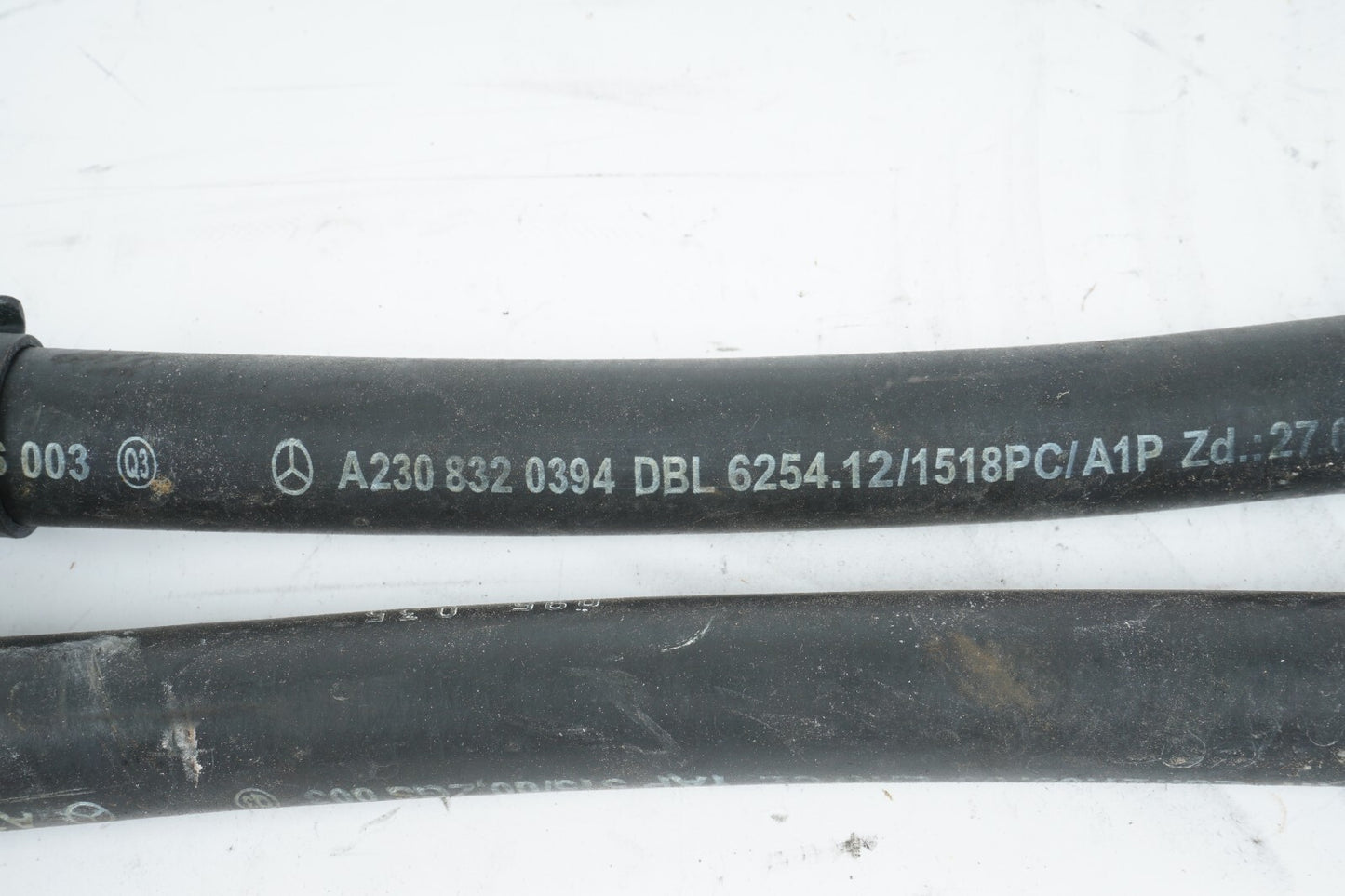 03 - 06 Mercedes R230 SL500 Heater Core Coolant Hoses Lines  OEM