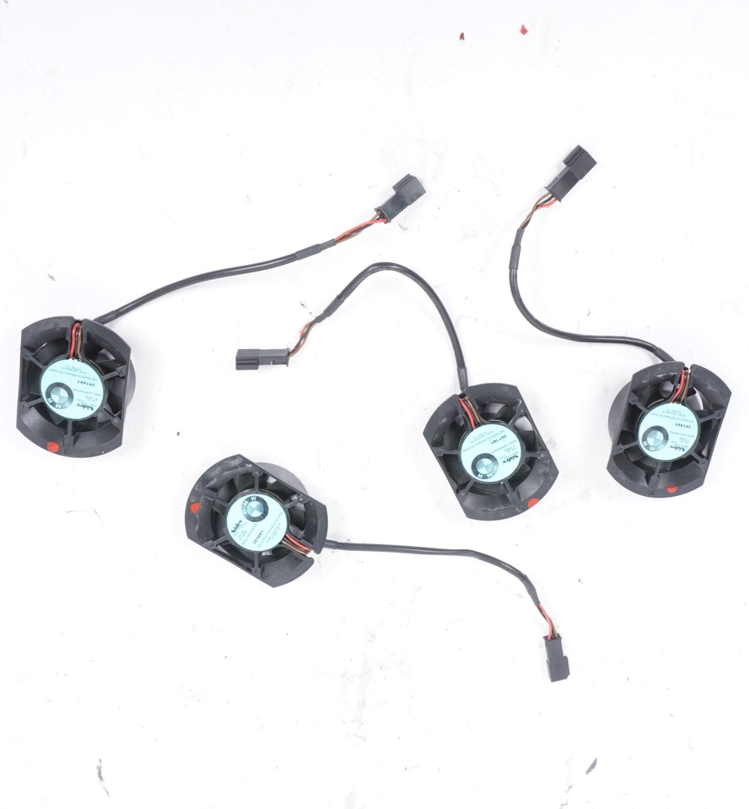 13-18 BMW 650i 640i Front Left Driver Seat Vent Fan SET Of 4 OEM