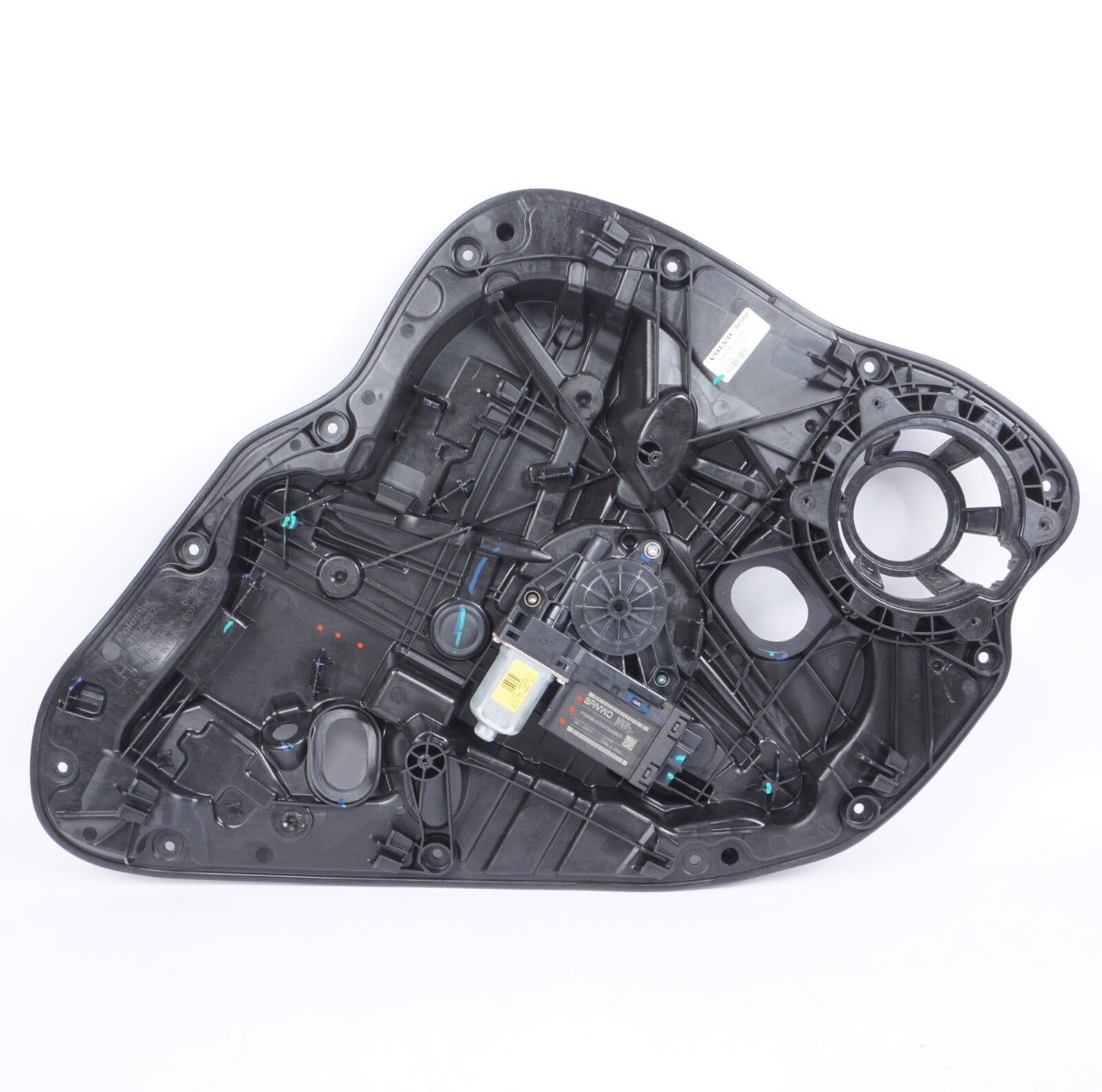 2021 - 2023 POLESTAR 2 REAR LEFT DRIVER SIDE DOOR WINDOW REGULATOR & CARRIER OEM