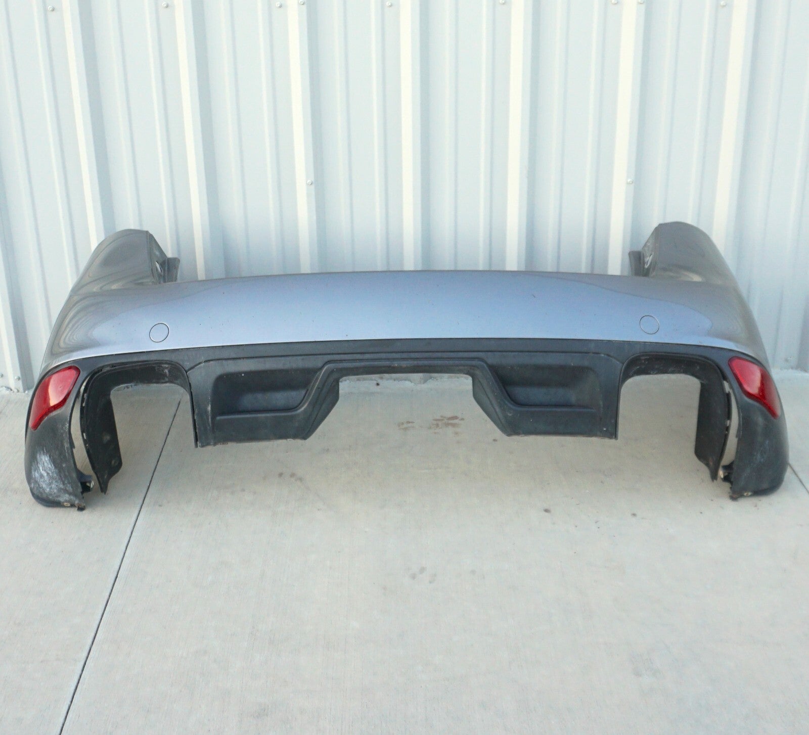 2011-2014 Porsche Cayenne 958 Rear Bumper Cover Gray OEM
