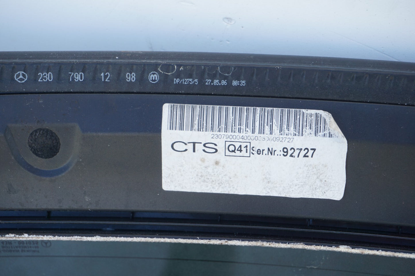 2003-2012 Mercedes-Benz SL500 SL550 Rear Windshield Back Window Auto Glass OEM