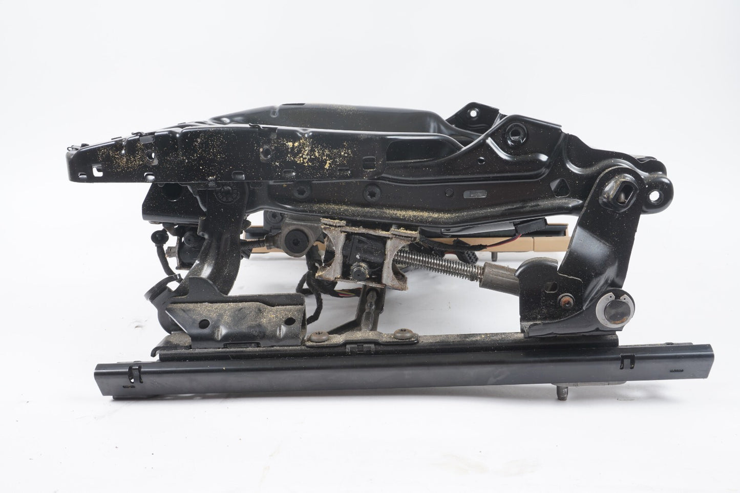 2011-2018 PORSCHE CAYENNE Front Left Driver Lower Seat Rail Frame W/ Motor OEM