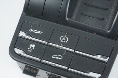 2011-2018 PORSCHE CAYENNE SUSPENSION TRACTION CONTROL SWITCH PANEL 7P5927521 OEM