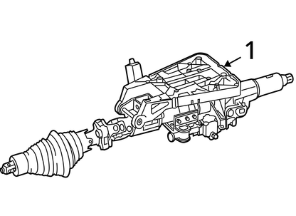 2012 - 2013 MERCEDES E350 C207 STEERING COLUMN COUPLER INTERMEDIATE SHAFT