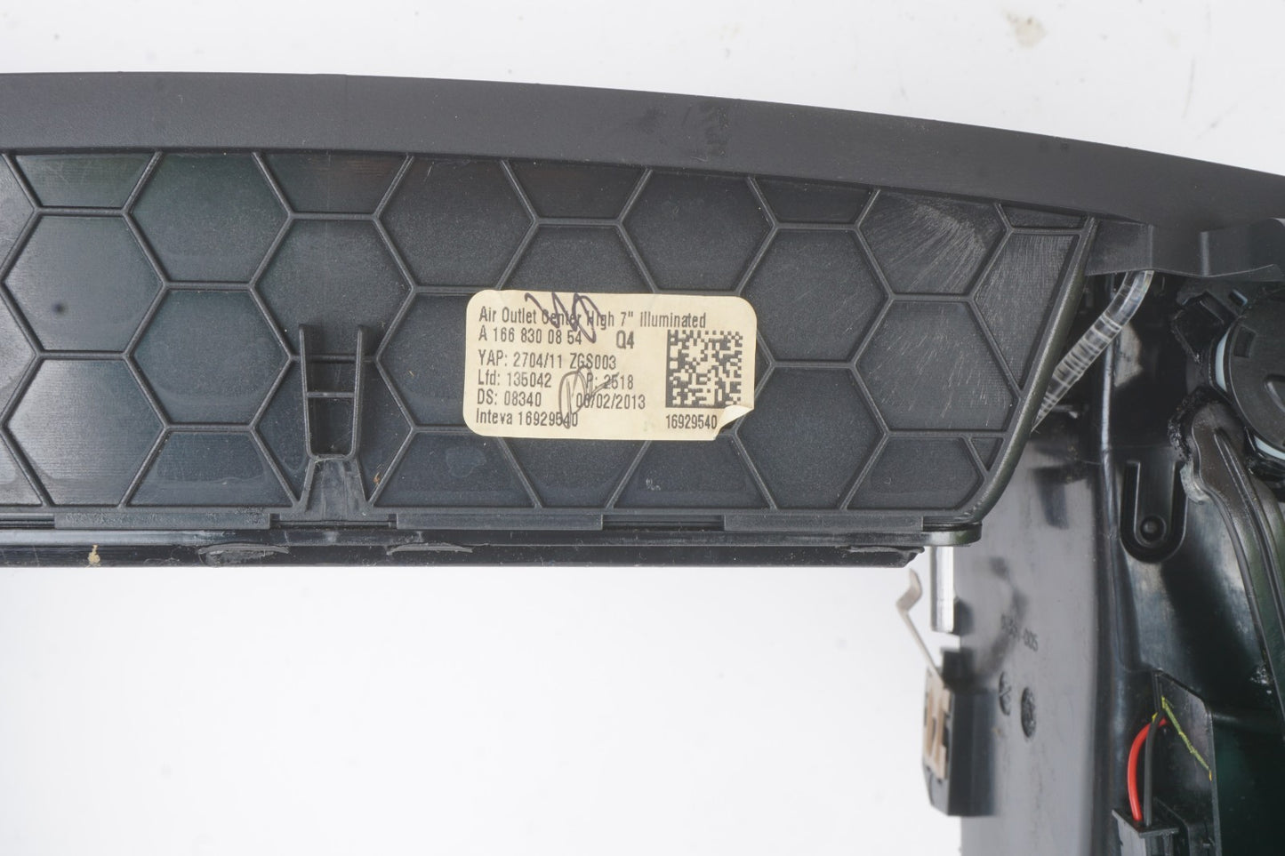 2012-2016 Mercedes ML GL Dash Center A/C Air Bezel Trim  OEM