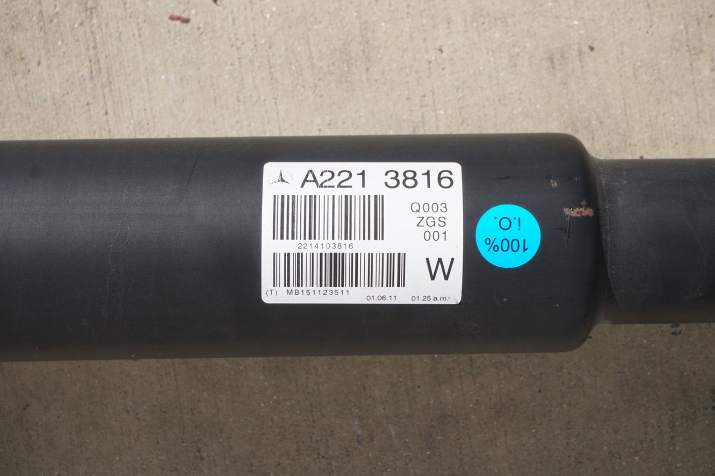 2012 - 2013 MERCEDES S550 AWD REAR DRIVE SHAFT 60k