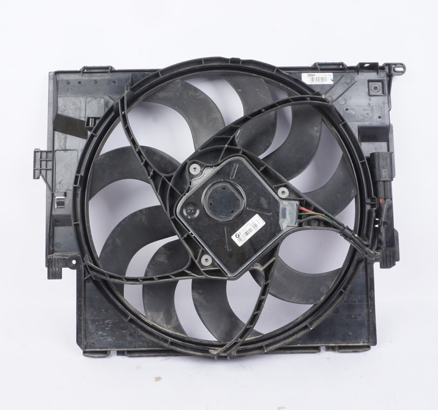 12-16 BMW SERIES 328I 428I 2.0L ENGINE MOTOR RADIATOR COOLING FAN ASSEMBLY OEM