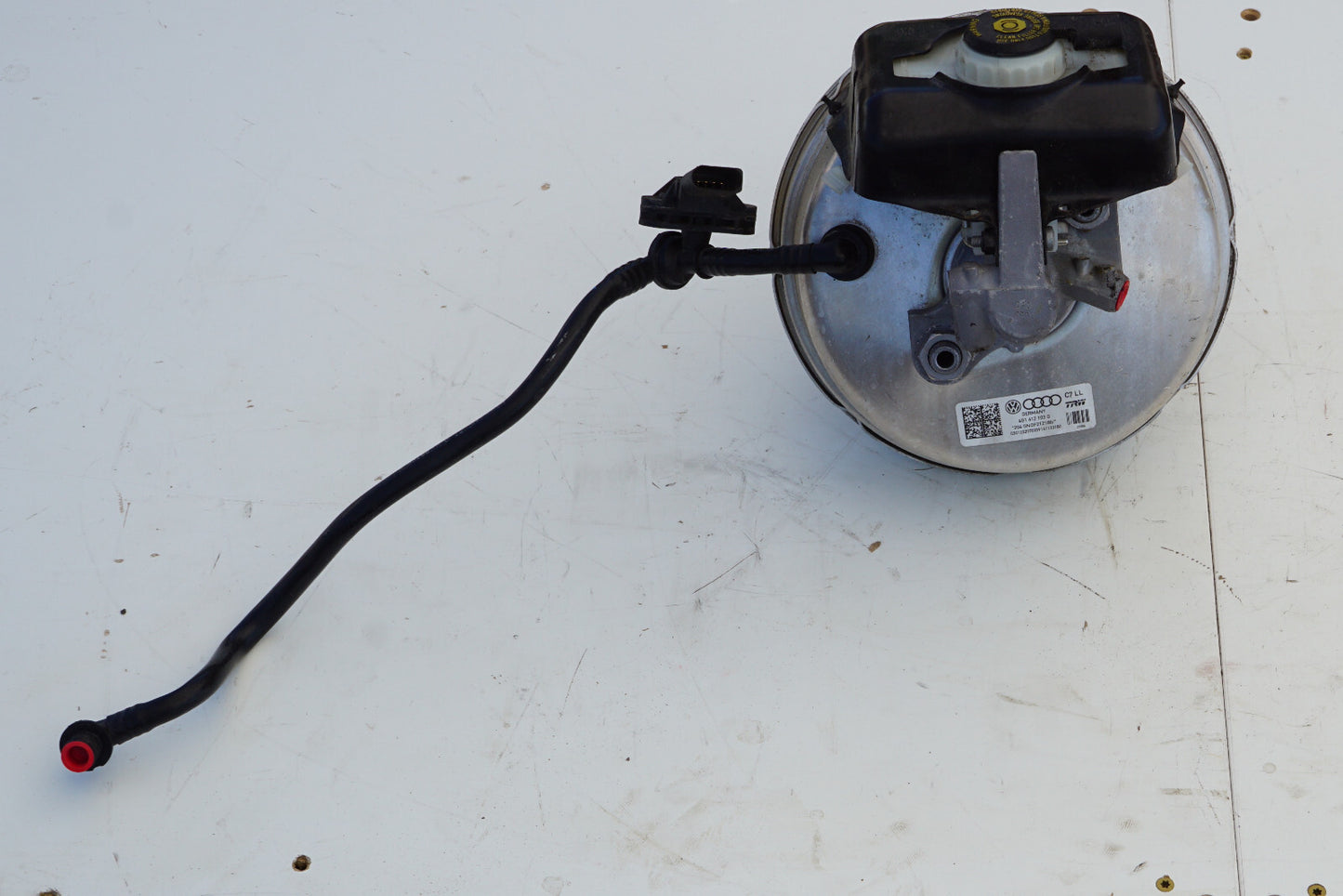 12 13 14 AUDI A7 POWER BRAKE BOOSTER W/ MASTER CYLINDER 4G1612103G OEM