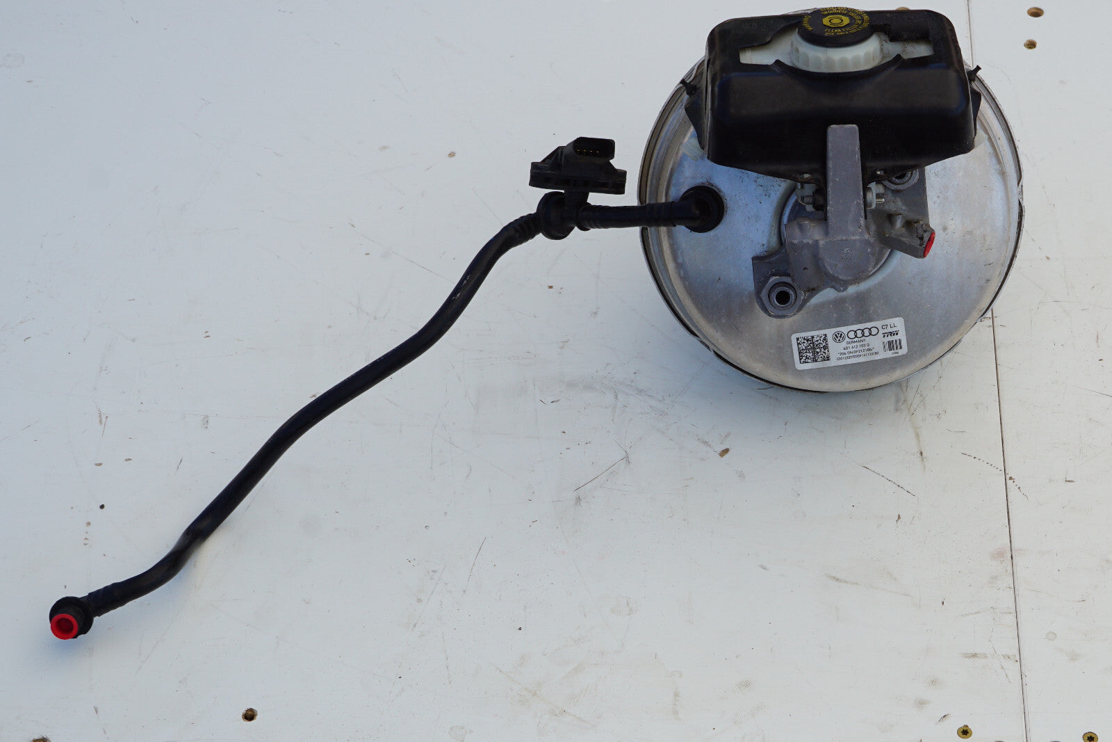 12 13 14 AUDI A7 POWER BRAKE BOOSTER W/ MASTER CYLINDER 4G1612103G OEM