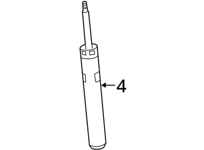 2012 - 2018 AUDI A7 QUATTRO FRONT LEFT DRIVER SIDE SHOCK STRUT ABSORBER OEM
