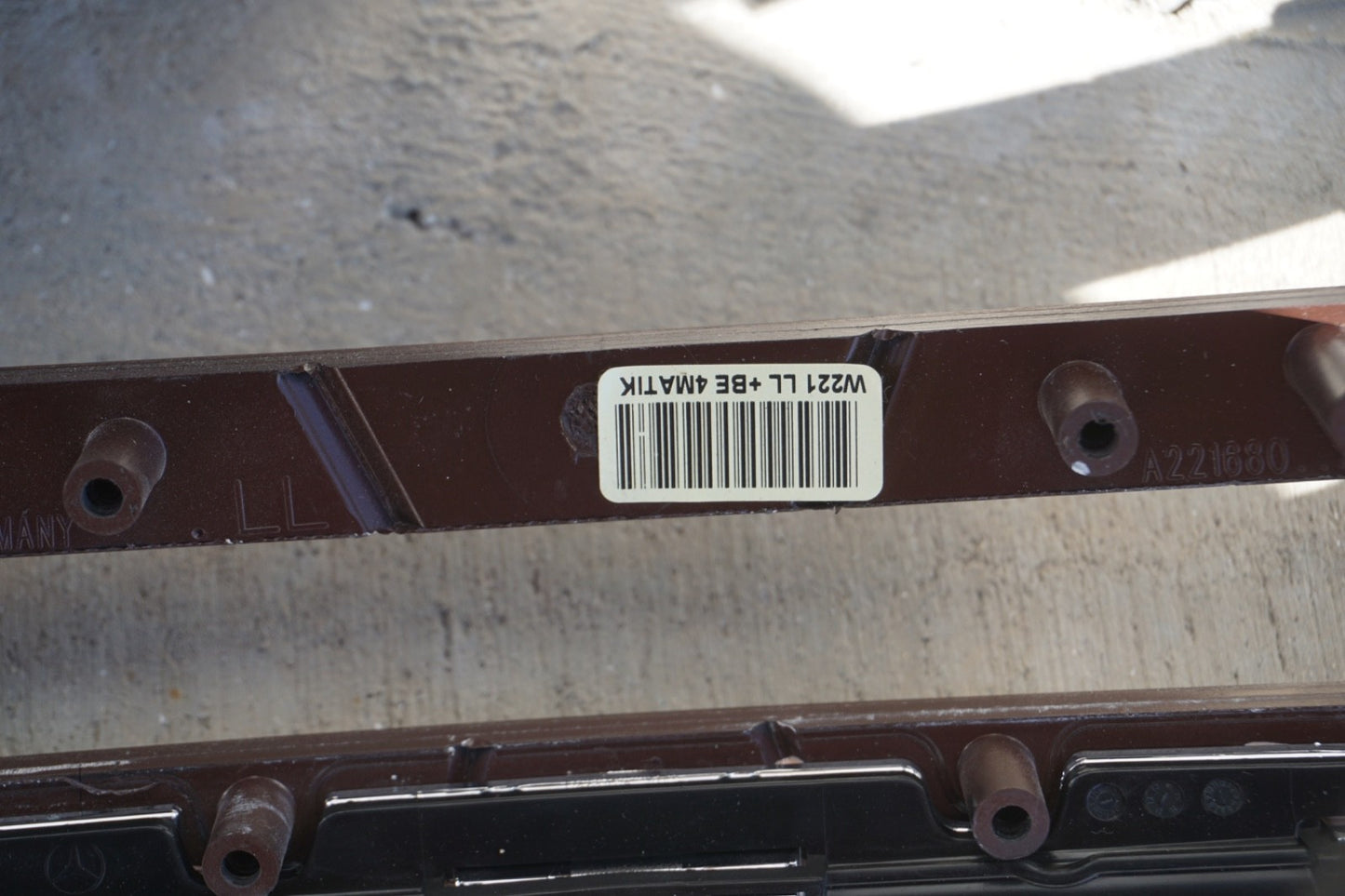 10-13 Mercedes W221 S400 S550 Center Dashboard Dash Trim Molding Wood OEM