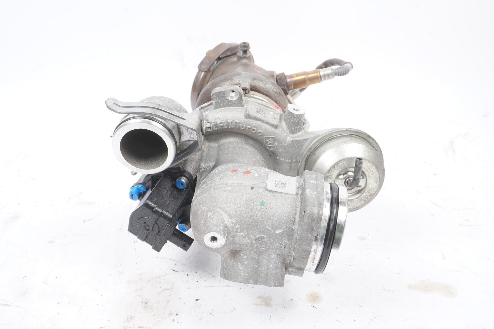 14-17 Mercedes E400 CLS400 S550E Turbocharger Manifold Right Passenger Side OEM