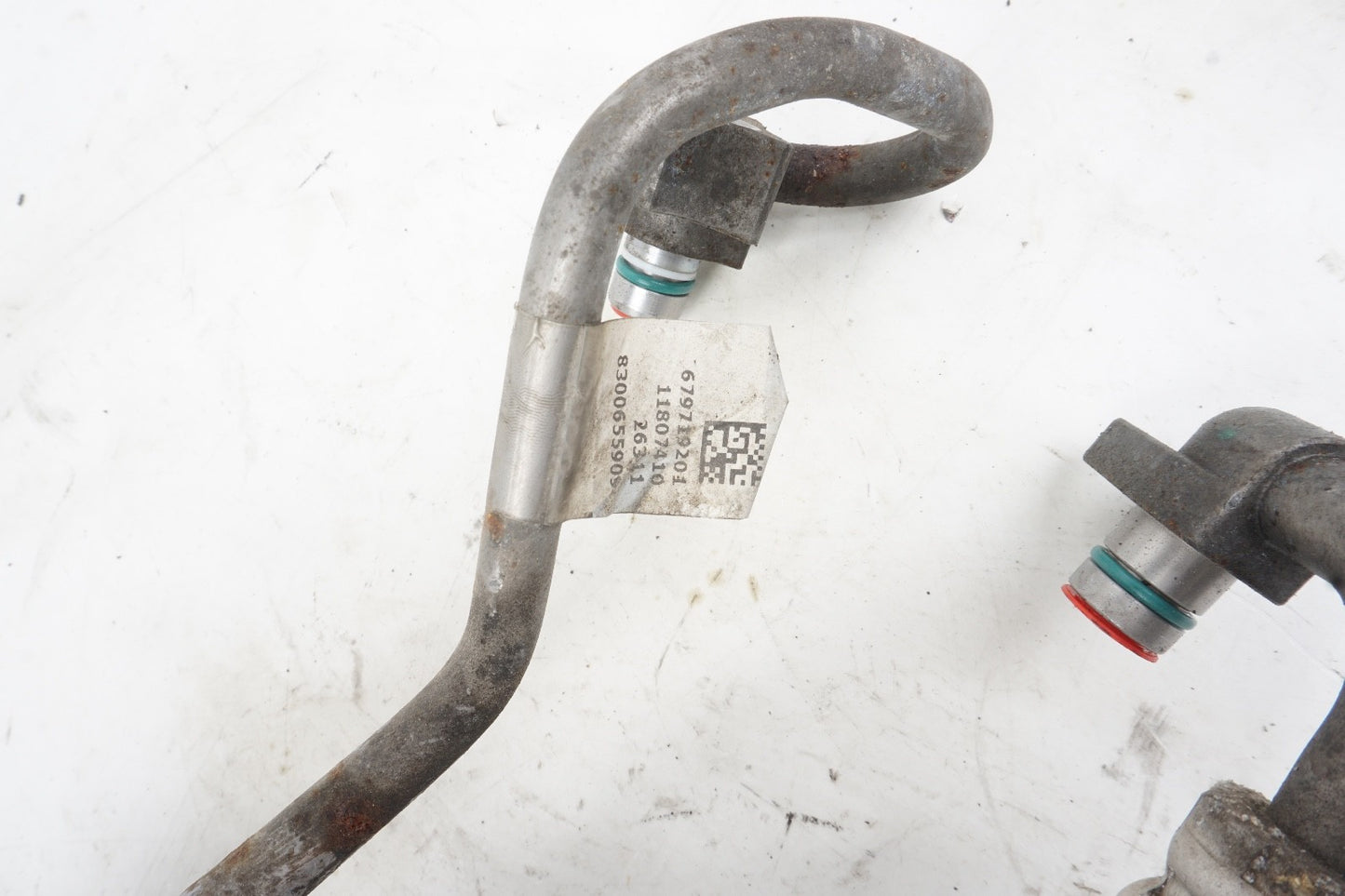BMW 550 650 Power Steering Hydraulic Pump Flow Line Return Pipe Hose OEM