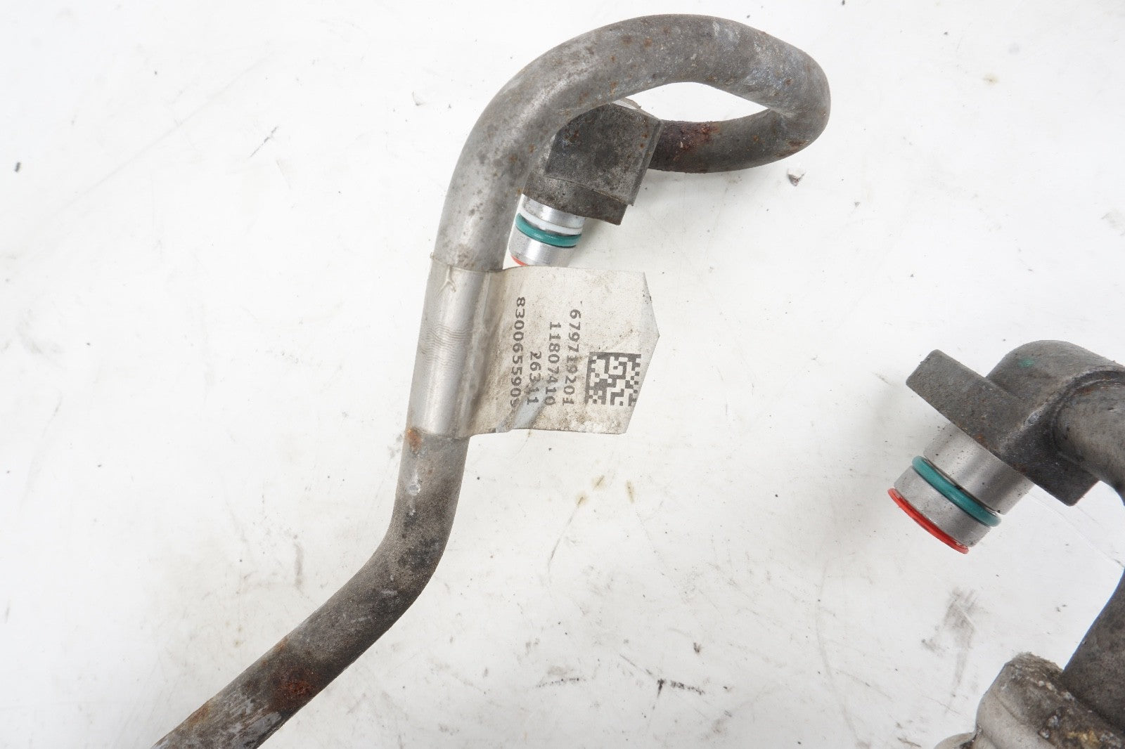 BMW 550 650 Power Steering Hydraulic Pump Flow Line Return Pipe Hose OEM