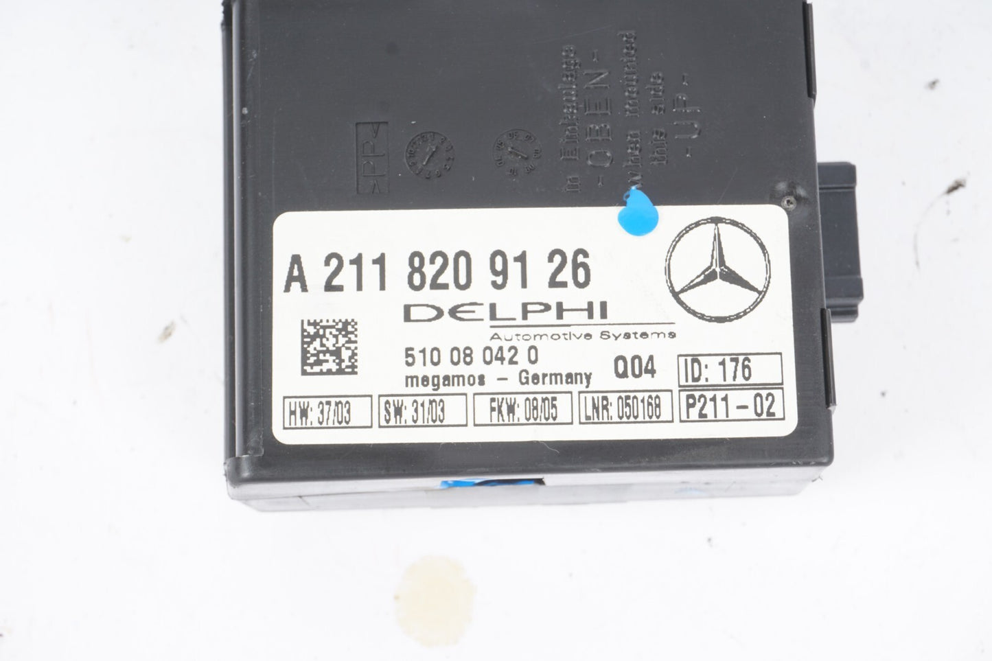 03-12 Mercedes R230 SL500 S430 E320 Anti Theft Alarm Module 2118209126 OEM